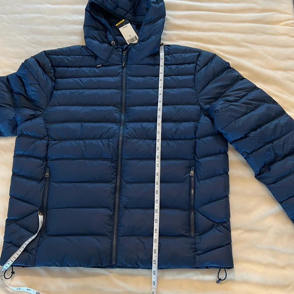 Polo Ralph Lauren Men’s Hooded Puffer Navy Blue Jacket Size L - Picture 10 of 16